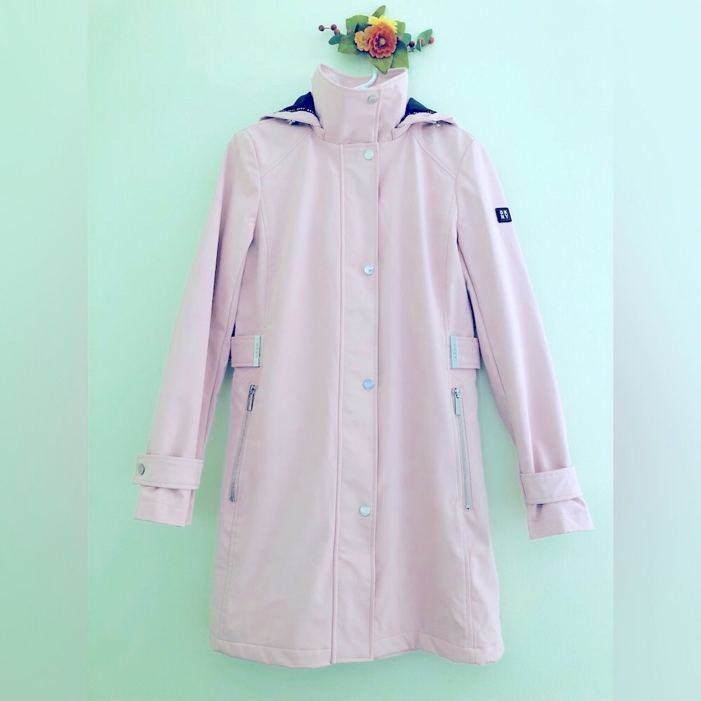 DKNY ✨️Women's Light Pink Trench Coat Size XS